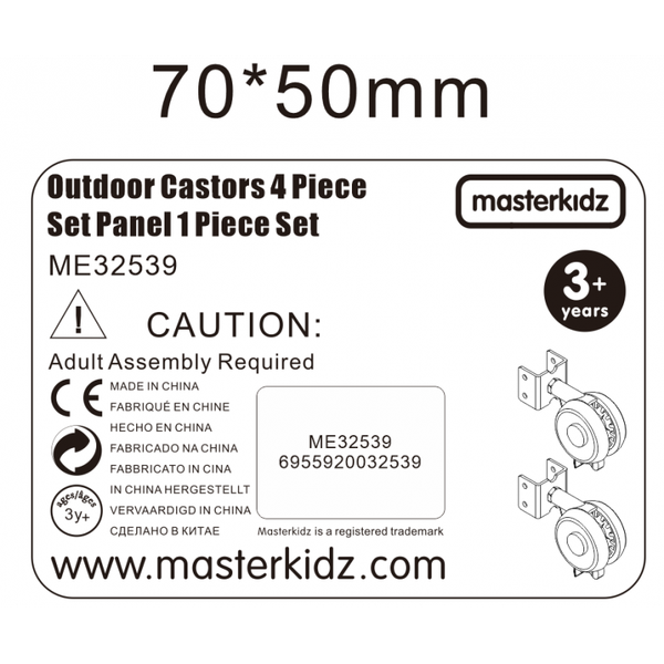 MASTERKIDZ Kółka do Tablicy Wolnostojących STEM 4 szt. zdjęcie 5