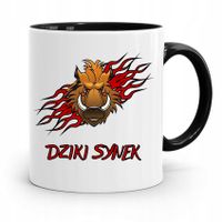 Kubek Czarny Prezent Dla Syna Dziecka Dziki Trener Z Nadrukiem Ze Zdjęciem