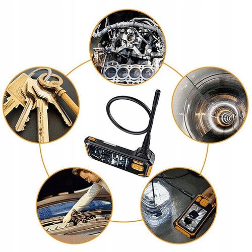 KAMERA INSPEKCYJNA ENDOSKOP 3M LCD HD 4,3" 8MM FULL HD 360° MICRO SD 64GB na Arena.pl