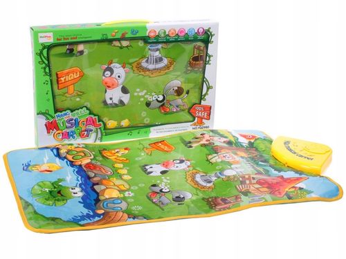 MATA MUZYCZNA INTERAKTYWNA EDUKACYJNA WESOŁA FARMA ODGŁOSY ZWIERZĄT GRA na Arena.pl