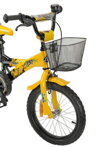 Rower 16 MEXLLER BMX żółt/czar. + koszyk na Arena.pl
