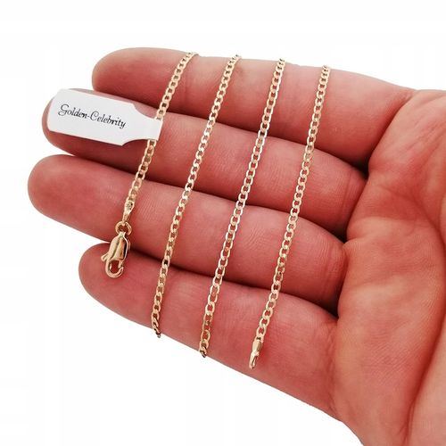 ZŁOTY ŁAŃCUSZEK+KRZYŻYK PREZENT NA CHRZEST KOMUNIĘ DLA CHŁOPCA DZIEWCZYNKI na Arena.pl