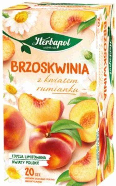 HERBAPOL - Herbata Brzoskwinia Kwiat Rum 20tb zdjęcie 1