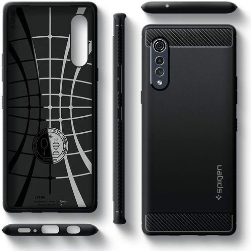 SPIGEN RUGGED ARMOR LG VELVET MATTE BLACK na Arena.pl