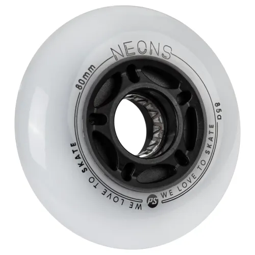 Zestaw 4 kółka świecące LED Powerslide Neons 80/85A Red na Arena.pl