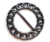 Klamra regulator do paska 50 mm srebrna