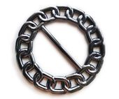 Klamra regulator do paska 50 mm srebrna