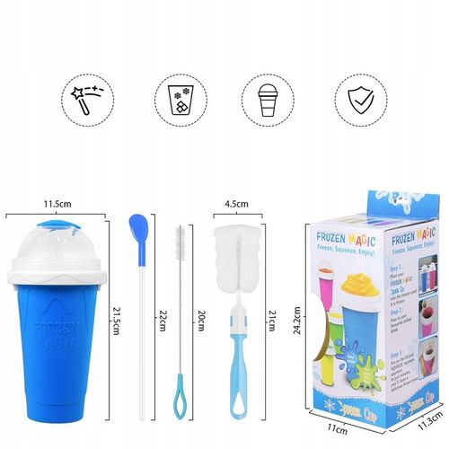 KUBEK DO ROBIENIA LODÓW SORBETÓW SLUSHY GRANITY 330ML na Arena.pl