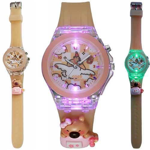 zegarek dziecięcy KAPIBARA dla dziewczynki dzieci ŚWIECĄCY i fosfowyzujący na Arena.pl