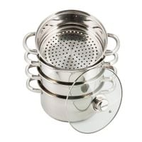 kinghoff garnek na pare 24cm 5.0l kh-3320