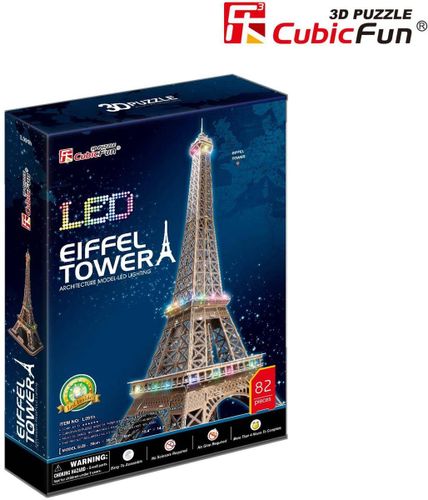 CUBICFUN Puzzle 3D LED Wieża Eiffel'a 85el. na Arena.pl