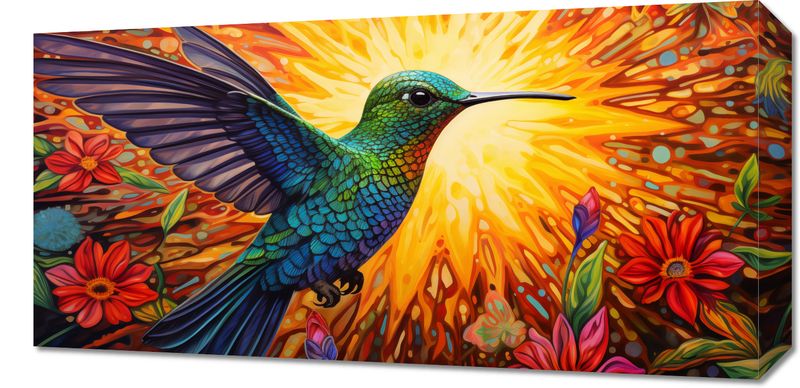 Obraz 60x30cm Koliber Barw zdjęcie 1