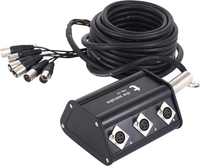 Kabel wieloparowy multicore audio mikrofonowy 6x XLR 10 m the Stagebox M6