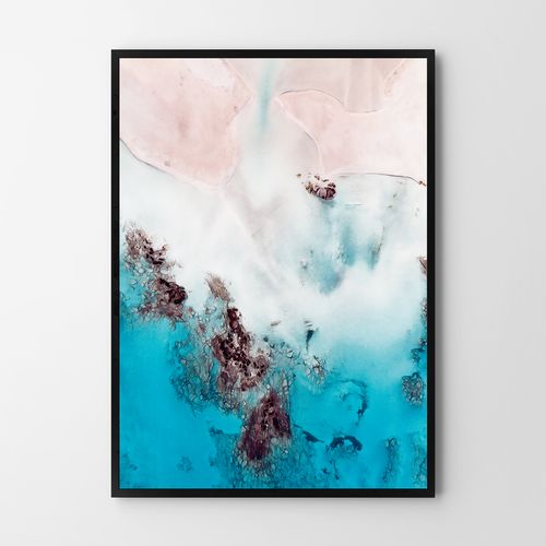 Plakat laguna abstrakcja 40x50 cm na Arena.pl