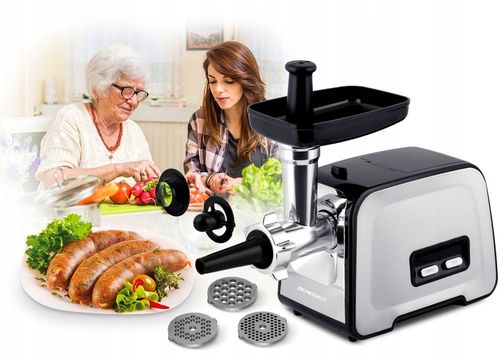 Maszynka do mielenia mięsa Berdsen 1200W Komplet nasadek i sitek na Arena.pl