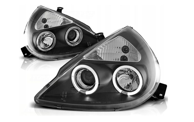 LAMPY REFLEKTORY FORD KA 96-08 RINGI BLACK zdjęcie 1