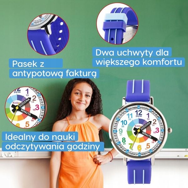 Kiddus Nauczyciel Czasu Polski Niebieski zdjęcie 5