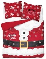 Pościel HOLENDERSKA bawełna 160x200cm ŚWIĄTECZNA-EKSKLUZYWNA Mikołaj