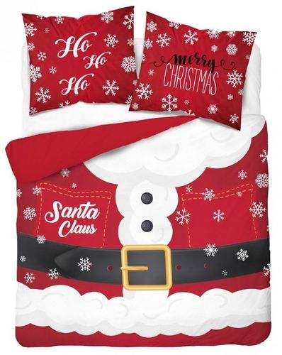 Pościel HOLENDERSKA bawełna 160x200cm ŚWIĄTECZNA-EKSKLUZYWNA Mikołaj na Arena.pl