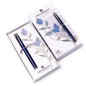 długopis w pudełku ptn 222-gb-8532 navy-silver
