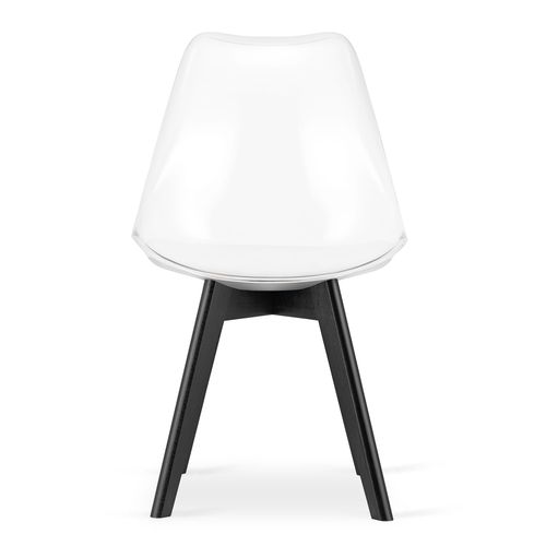Krzesło MARK - przezroczyste / nogi czarne x 2 na Arena.pl