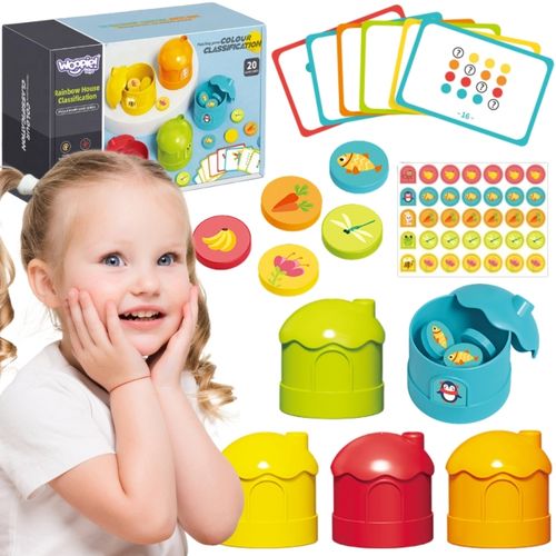 WOOPIE Gra Logiczna Edukacyjna Sorter Klasyfikacja Kolorów na Arena.pl