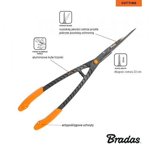 Nożyce ręczne Bradas 23 cm na Arena.pl