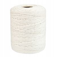 SZNUREK bawełniany biały ecru 2mm 250g 135m