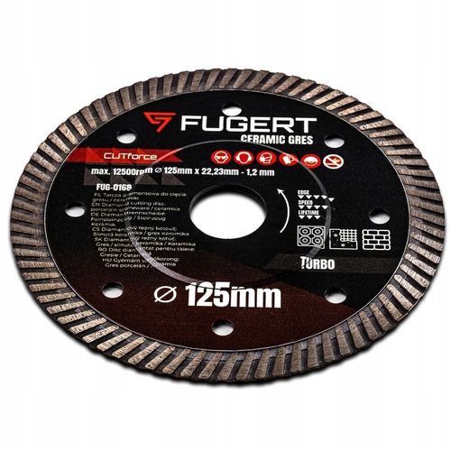 TARCZA DIAMENTOWA DO CIĘCIA GRESU PŁYTEK CERAMIKI 125 MM PRECYZYJNA na Arena.pl