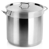 Garnek Orion Anett z Pokrywką Stalowy Nierdzewny 30 cm 18L Premium Duży