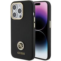 guess guhcp15lm4dgpk iphone 15 pro6.1 czarny/black hardcase silicone