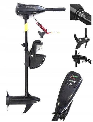 SILNIK ELEKTRYCZNY do łodzi pontonu 55 12V STORM na Arena.pl