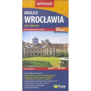 Okolice Wrocławia cz. północna, 1:100 000