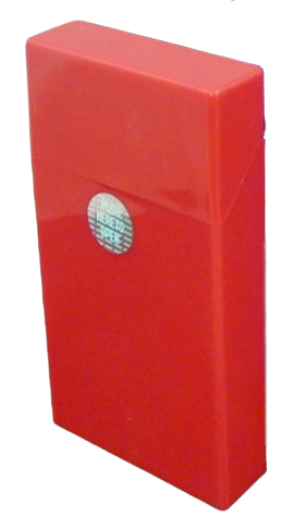 Pudełko na Papierosy SLIM na Klik Czerwone zdjęcie 1