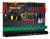 Zestaw pojemników + tablica, haczyki 70 elementów