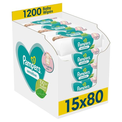 Pampers Chusteczki nawilżane Sensitive 30x80 szt. na Arena.pl