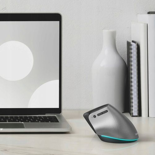 ERGONOMICZNA BEZPRZEWODOWA AKUMULATOROWA MYSZ HAMA EMW-700 2.4GHZ BT USB-C na Arena.pl