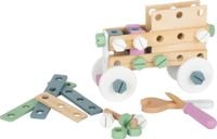 Zestaw KONSTRUKCYJNY drewniany POJAZDY 67 części