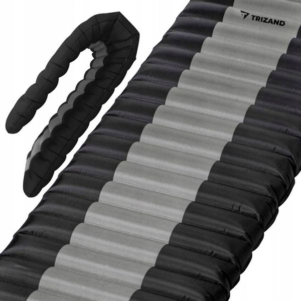 MATERAC DMUCHANY TURYSTYCZNY DO NAMIOTU ZWIJANY MOCNY + WBUDOWANA POMPKA zdjęcie 12