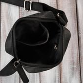 saszetka męska na ramię skórzana czarna mała paolo peruzzi ay-05-hbl