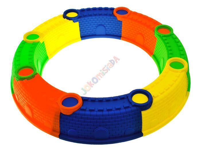 JKM SP0213 Okrągła Piaskownica z foremkami do piasku zdjęcie 3