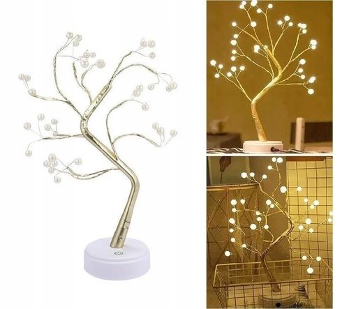 LAMPKA Z MOTYWEM DRZEWKA BONSAI 50 CM ŚWIECĄCE USB NA BATERIE na Arena.pl