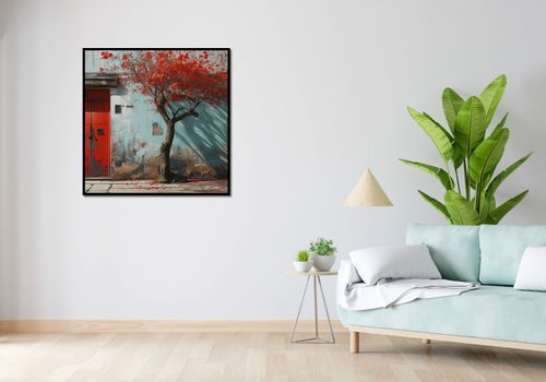 Plakat 90x90cm Widok Na Dawne na Arena.pl