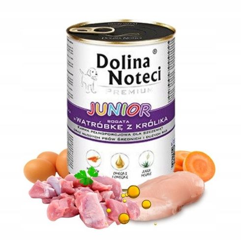 DOLINA NOTECI Premium Mokra karma JUNIOR MIX 4 smaków 12x400g na Arena.pl