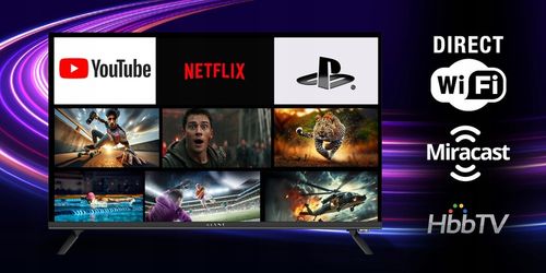 Telewizor bezramkowy LED direct Kiano KE32 Smart TV HD Ready czarny na Arena.pl