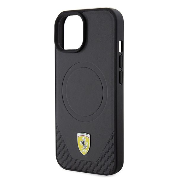 Etui Ferrari do iPhone 15, iPhone 14, iPhone 13, Czarny MagSafe zdjęcie 6