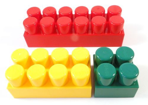 DUŻE Polskie KLOCKI konstrukcyjne dla dzieci od 2 lat HEMAR K3 ok.100 el na Arena.pl