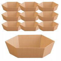 Koszyk kosz prezentowy tekturowy pusty podstawka na prezent 10 sztuk