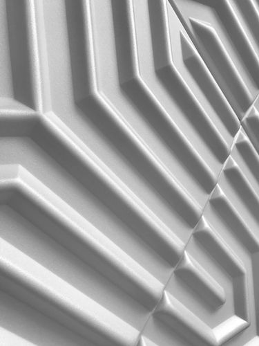 BIAŁE Panele ścienne , Piankowe Kasetony Sufitowe 3D ZIG ZAG na Arena.pl