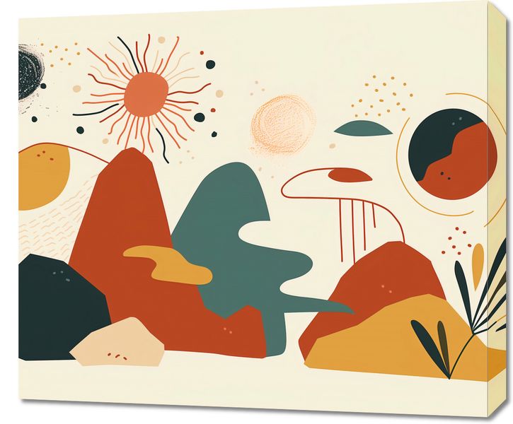 Obraz 70x60cm Kosmos Barw zdjęcie 1